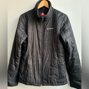COLUMBIA women’s size medium Omni heat black puffer jacket